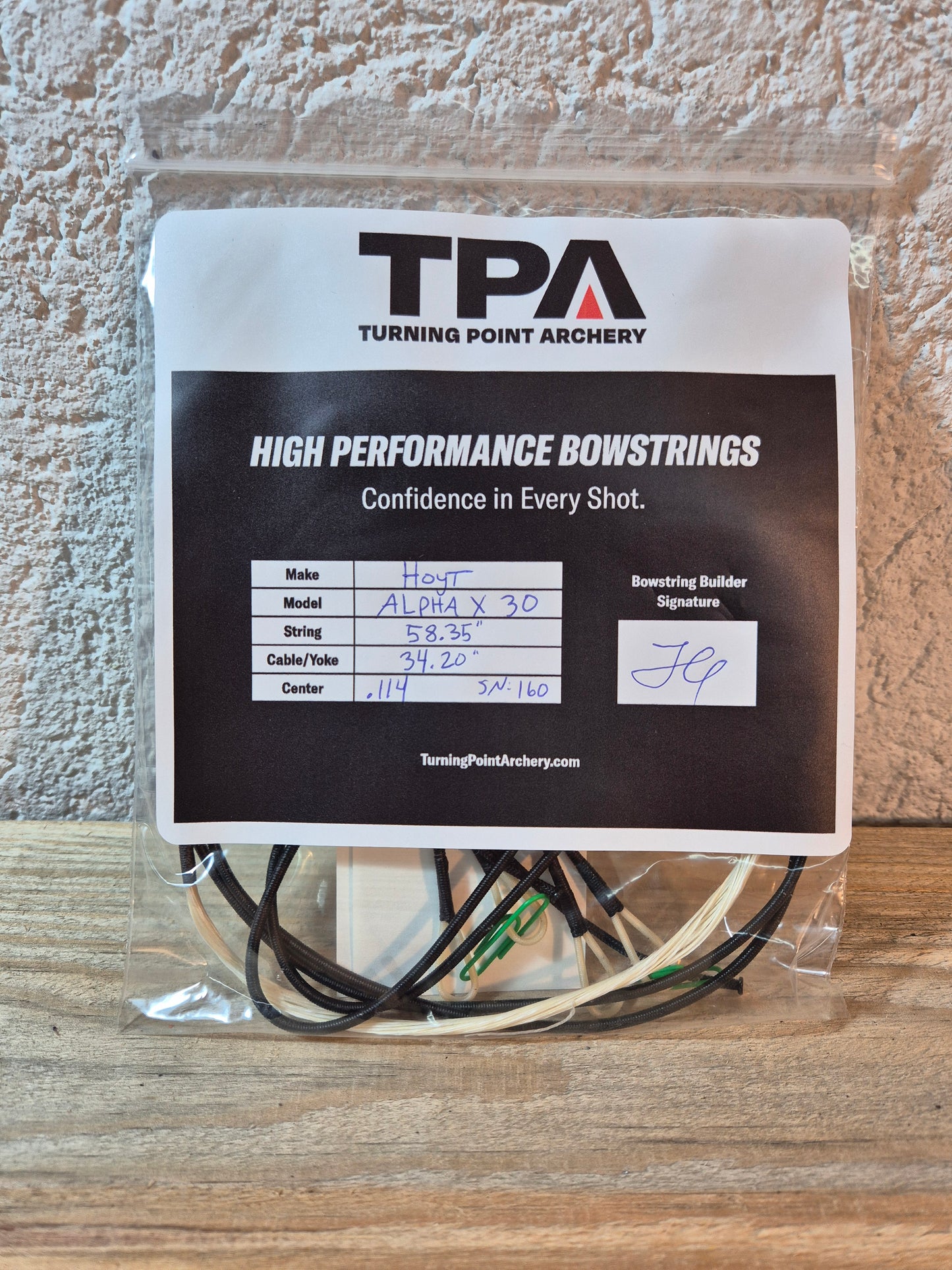Hoyt Alpha X 30 Custom Bow String and Cables