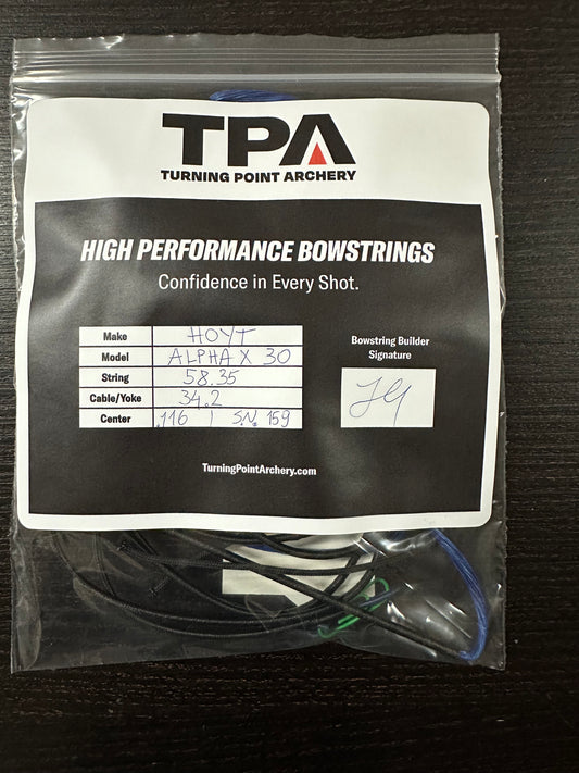 Hoyt Alpha X 30 Custom Bow String and Cables