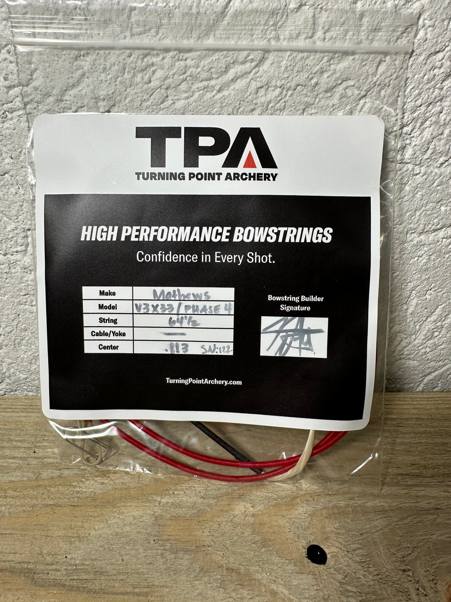 Mathews PHASE 4 33 / V3X 33 Bow String (String Only - Multiple Colors)