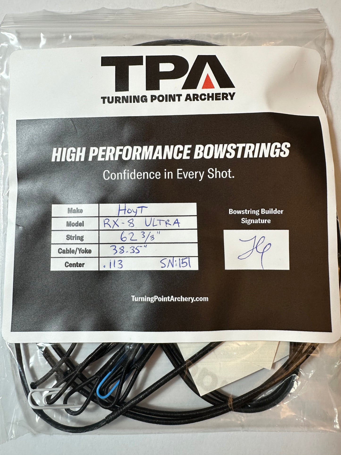 Hoyt Alpha RX-8 Ultra Bow String and Cables